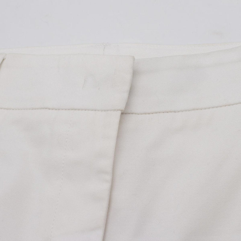 No.21 White Capri Shorts with Lace Detailing