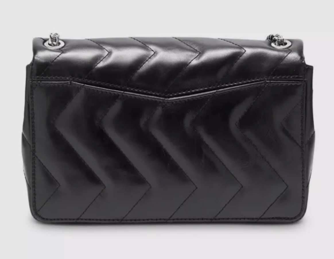 Sandro Paris Quilted Leather Yza Shoulder Bag