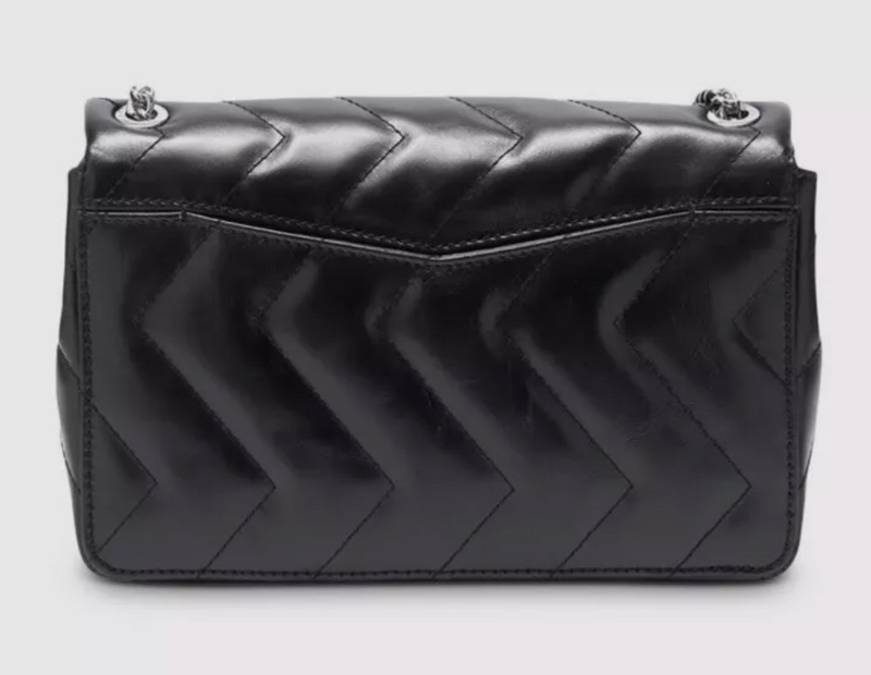 Sandro Paris Quilted Leather Yza Shoulder Bag