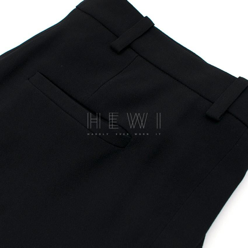 Vanessa Bruno Black Crepe Tailored Trousers