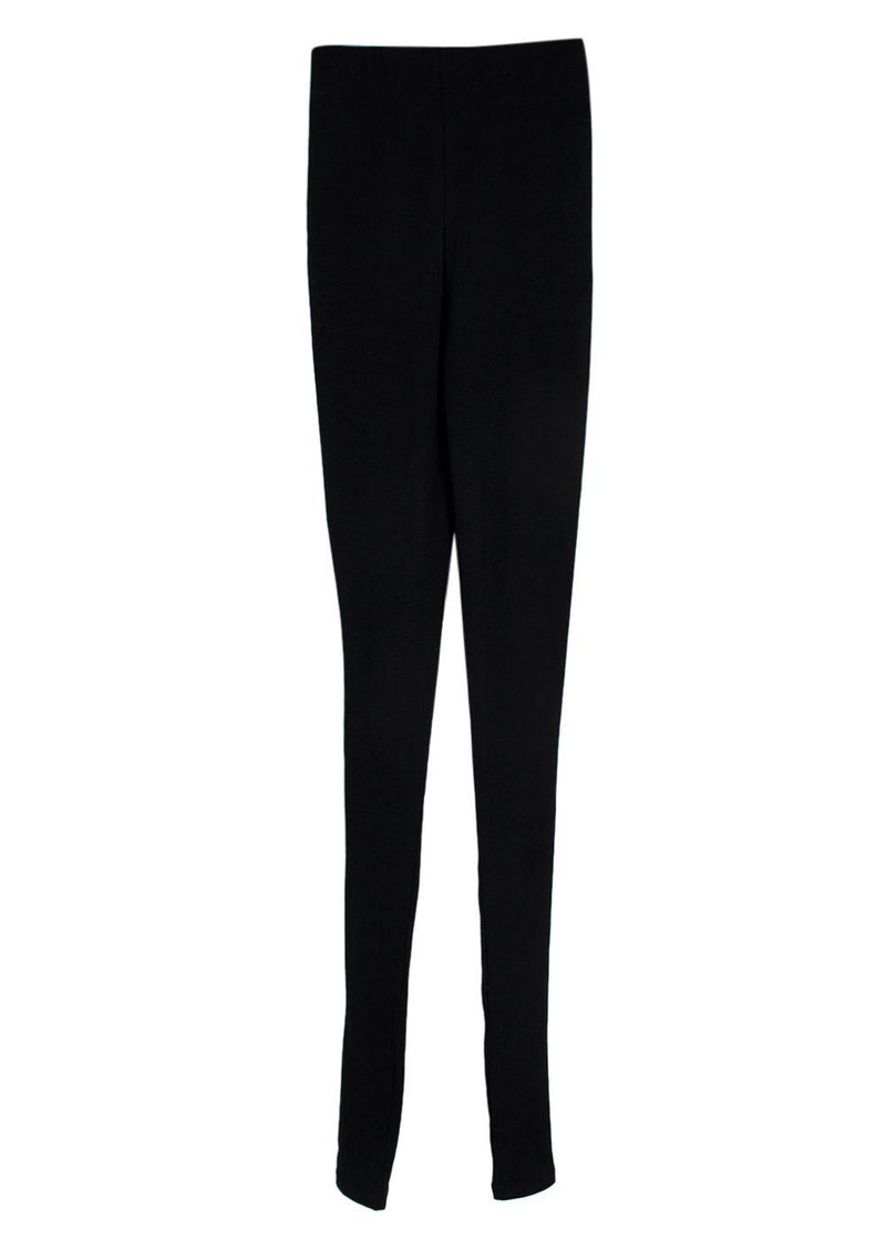 Raey Cotton Jersey Black Leggings