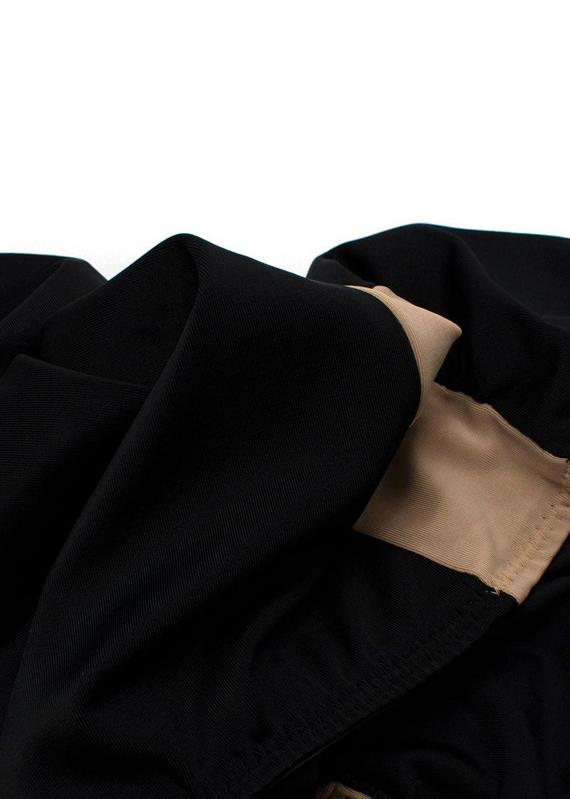 Norma Kamali Black Bandeau Swimsuit