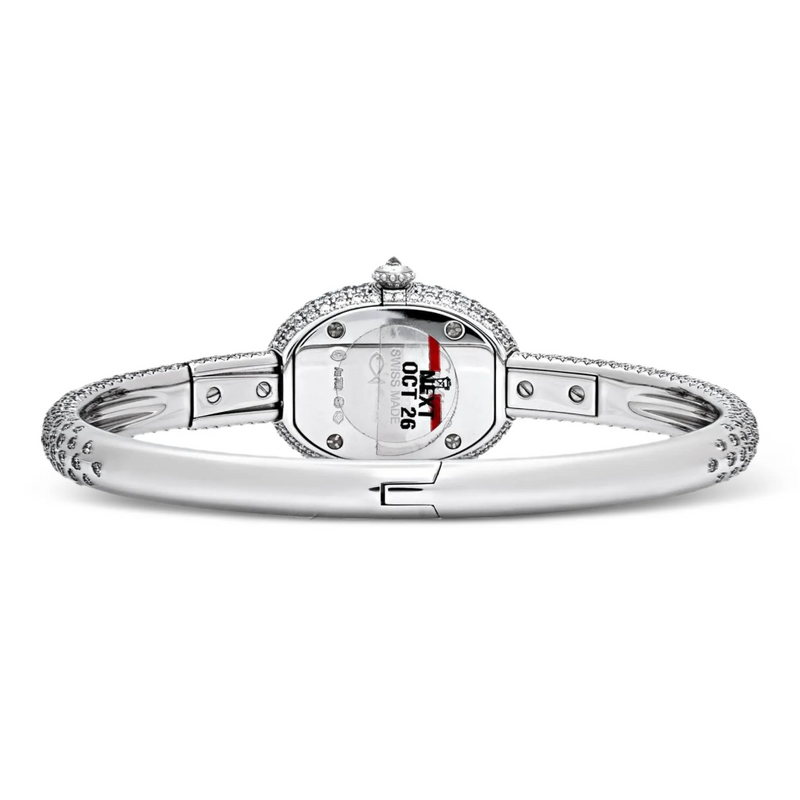Cartier White Gold and Diamond  Baignoire Size 15 New 2025