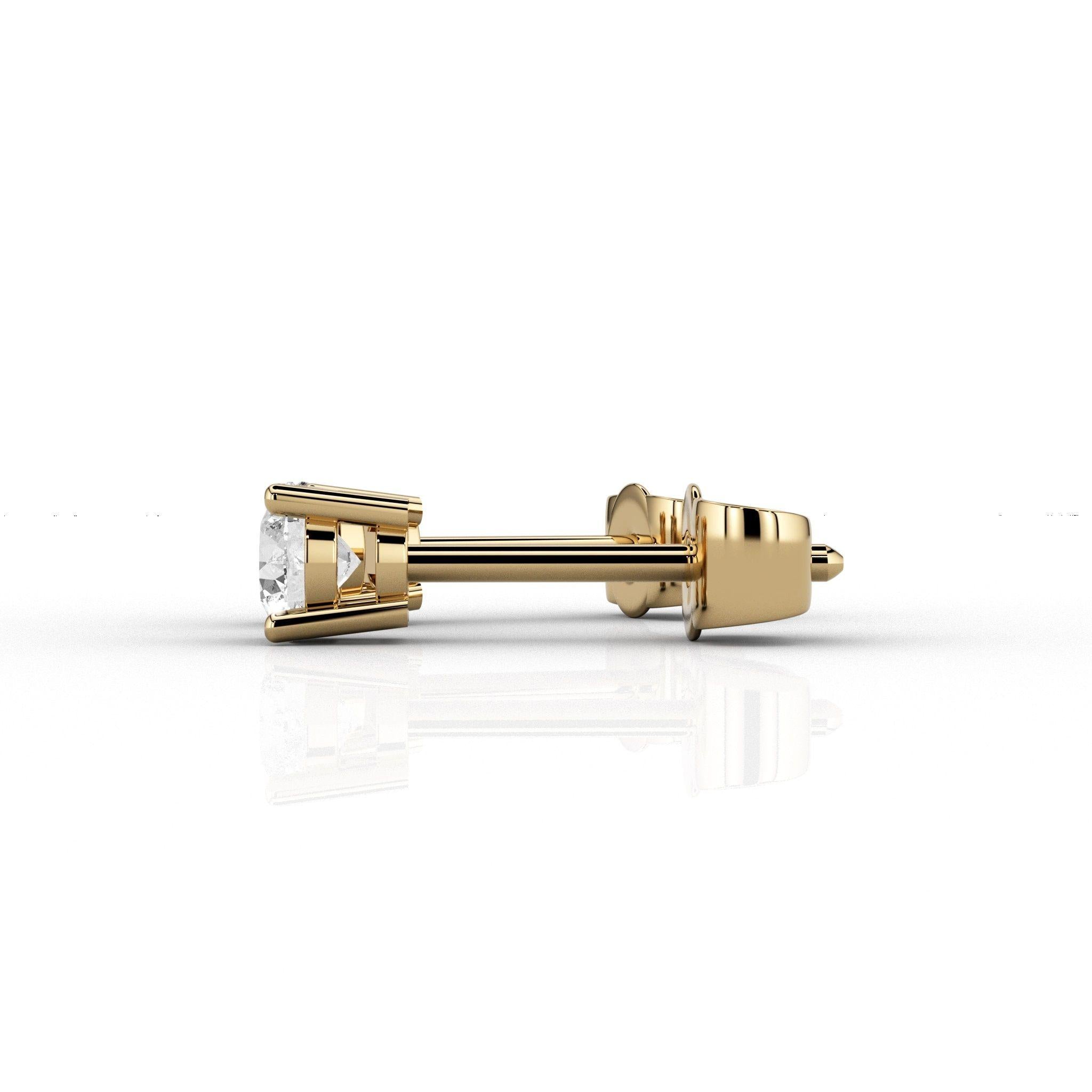 Skydiamonds Luna 0.33ct Earring in 9ct Yellow Gold