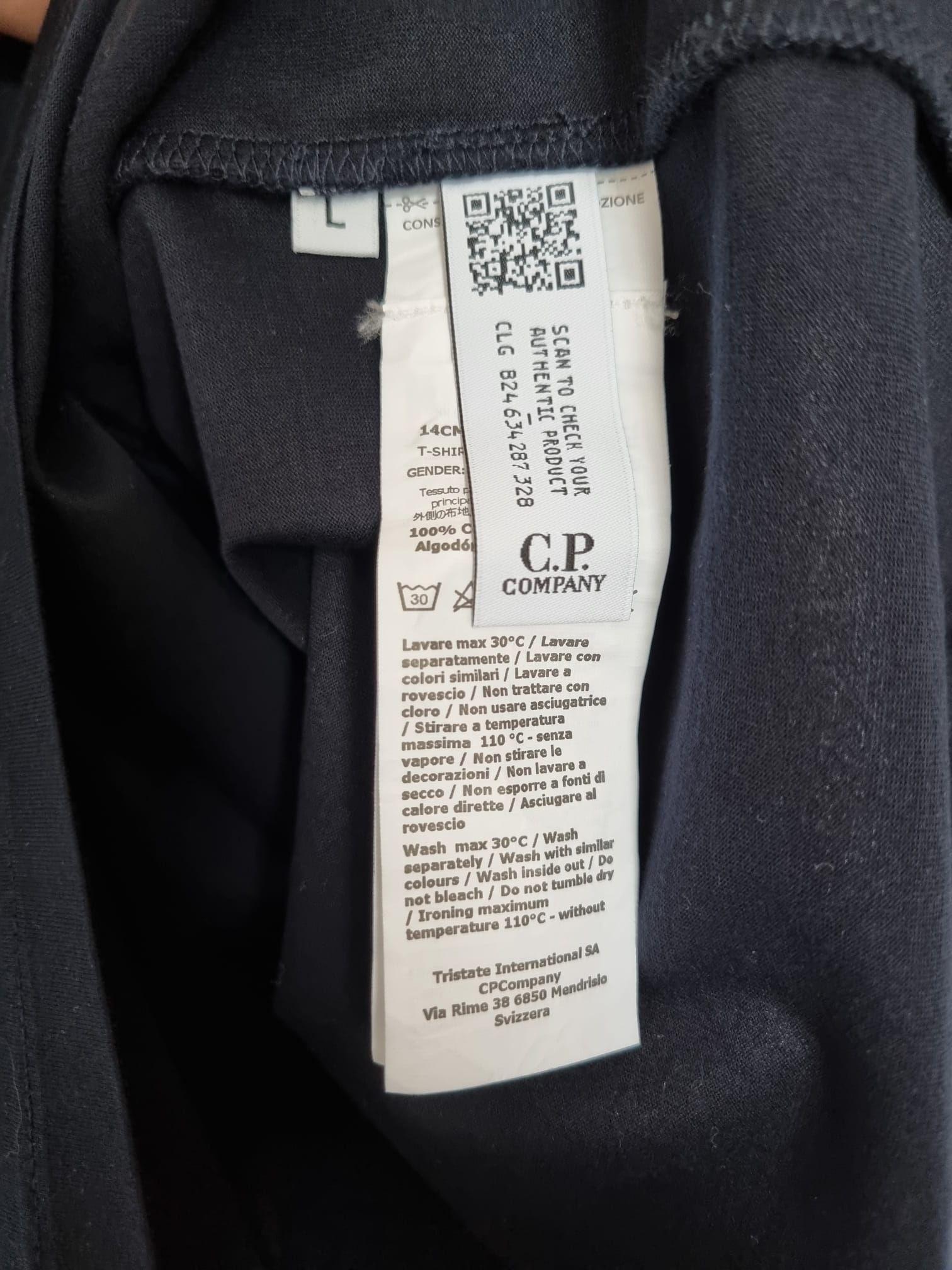 Metropolis Cargo Pocket Logo Black Cotton T-Shirt