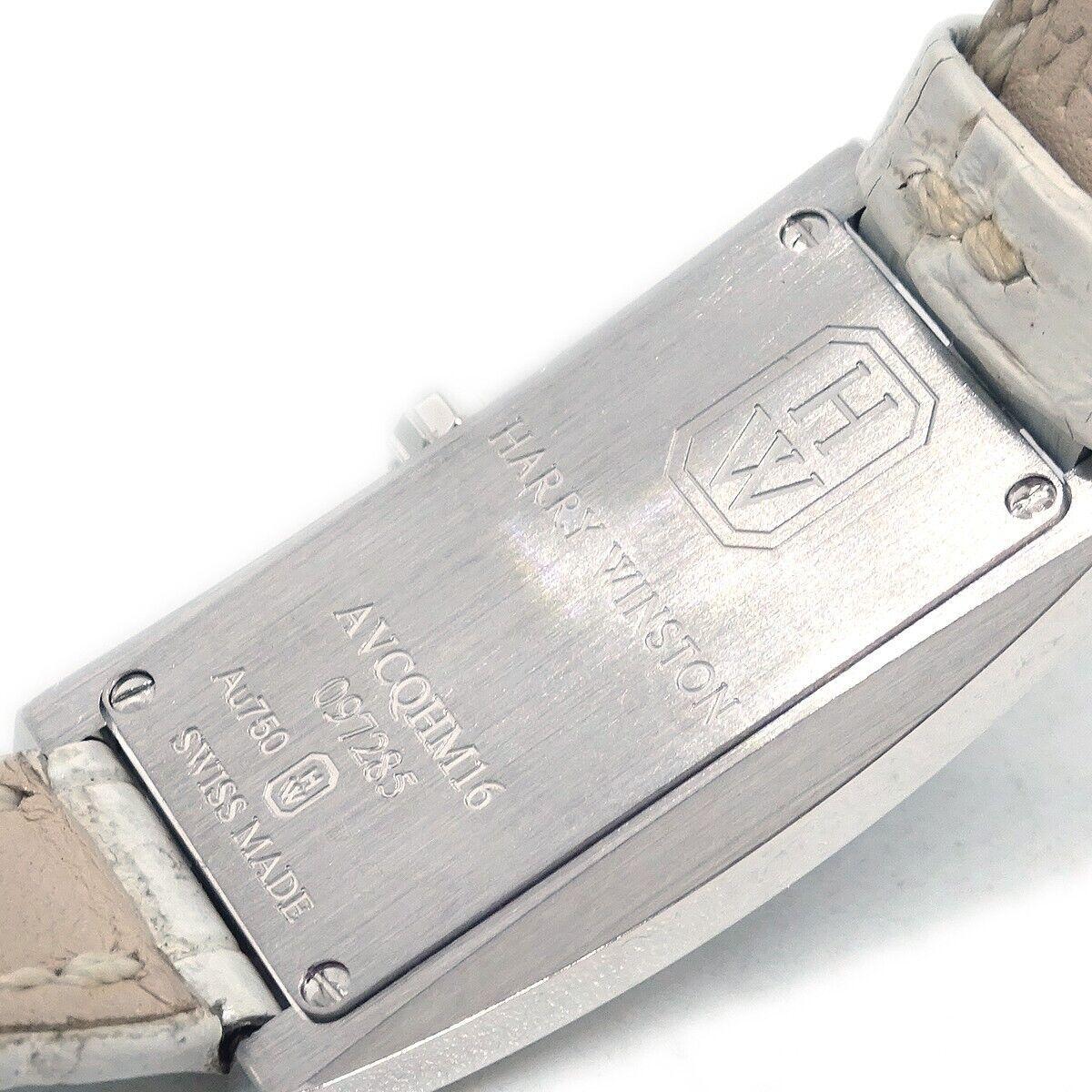 Harry Winston Diamond Bezel Avenue C Quartz Watch