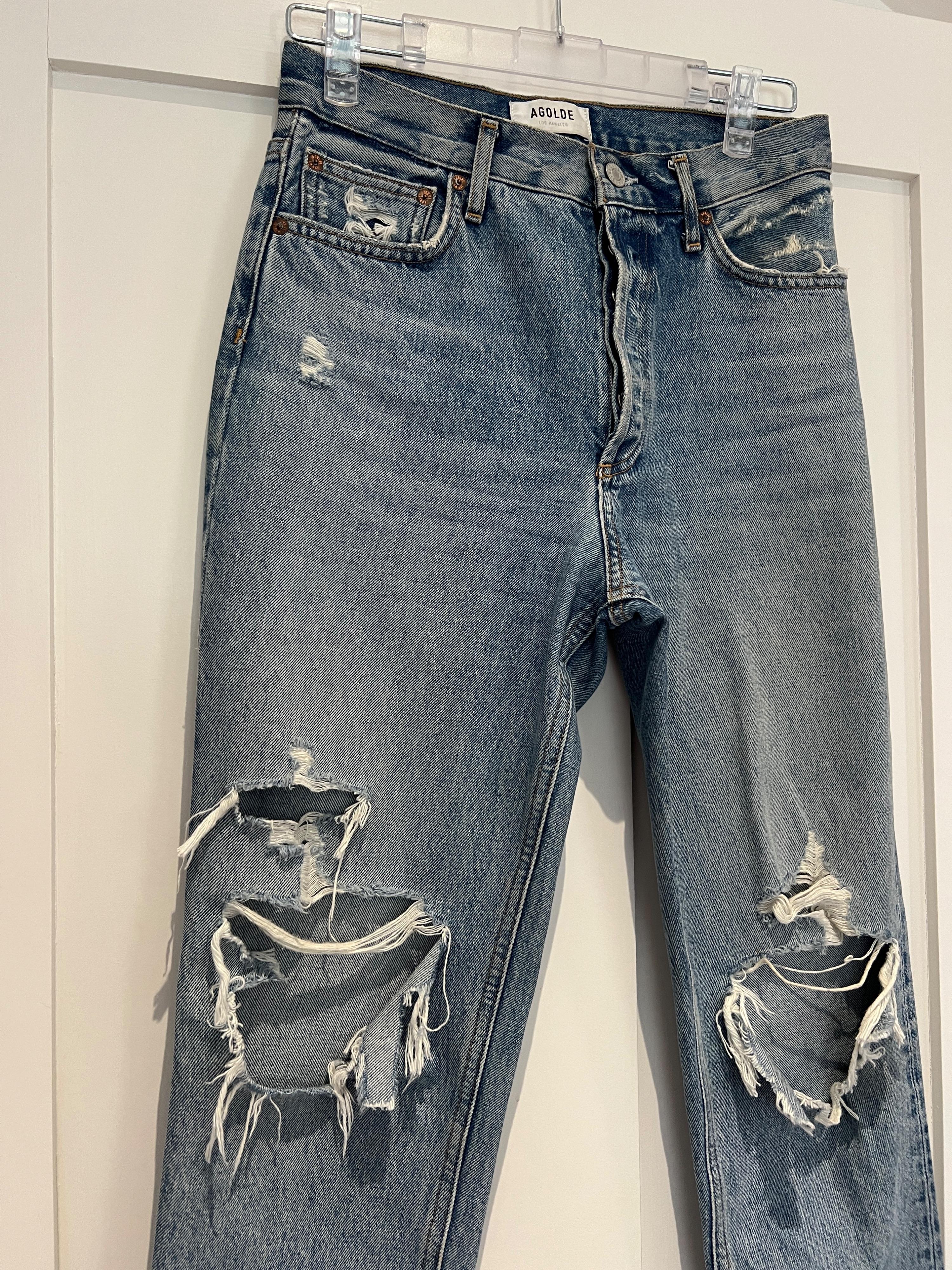 Agolde Distressed Fen Jeans