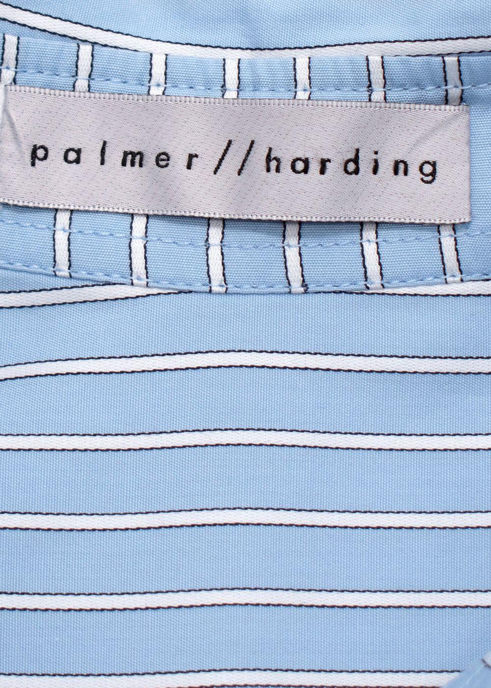 Palmer Harding Blue Pencil Stripe Super Shirt Dress