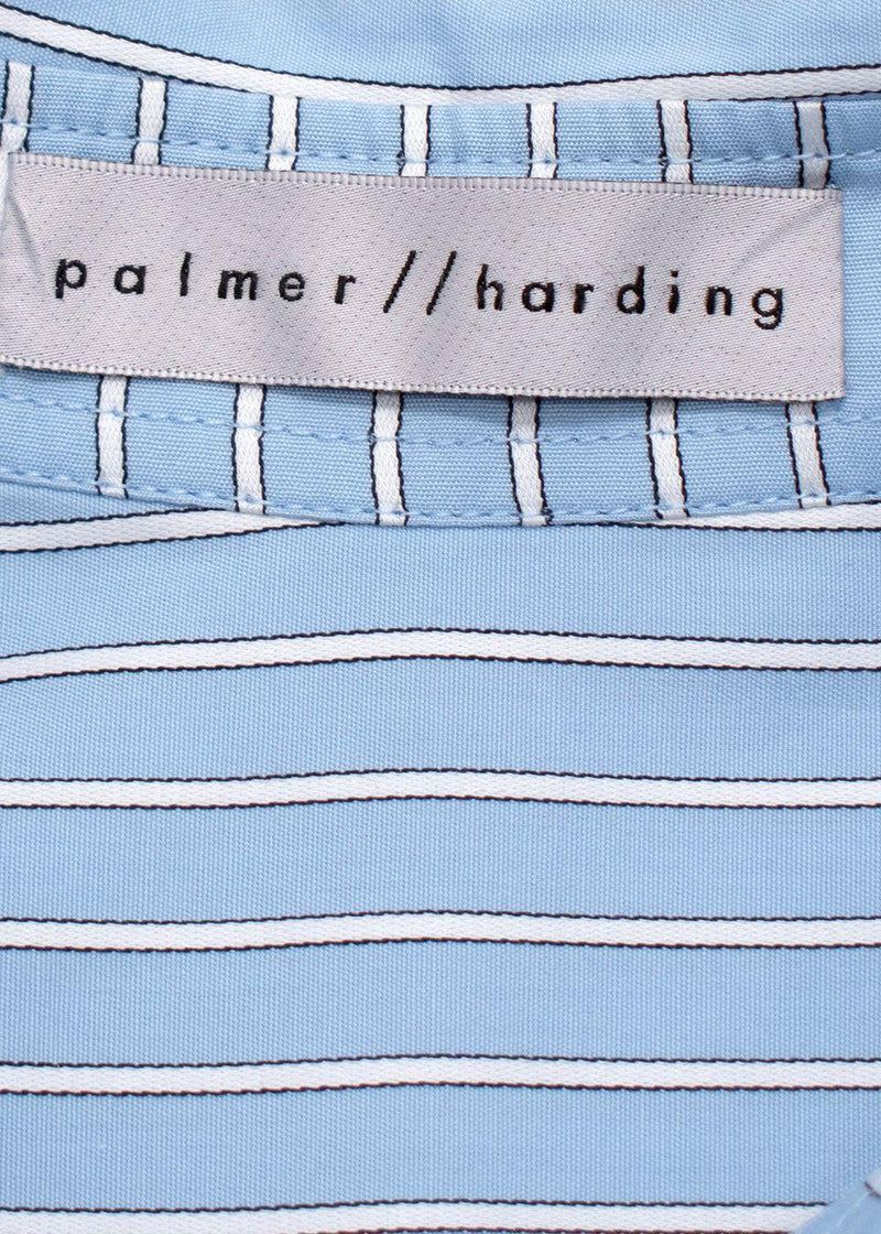 Palmer Harding Blue Pencil Stripe Super Shirt Dress