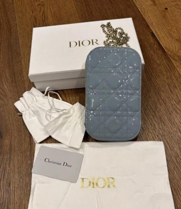 Dior Blue Cannage Phone Case