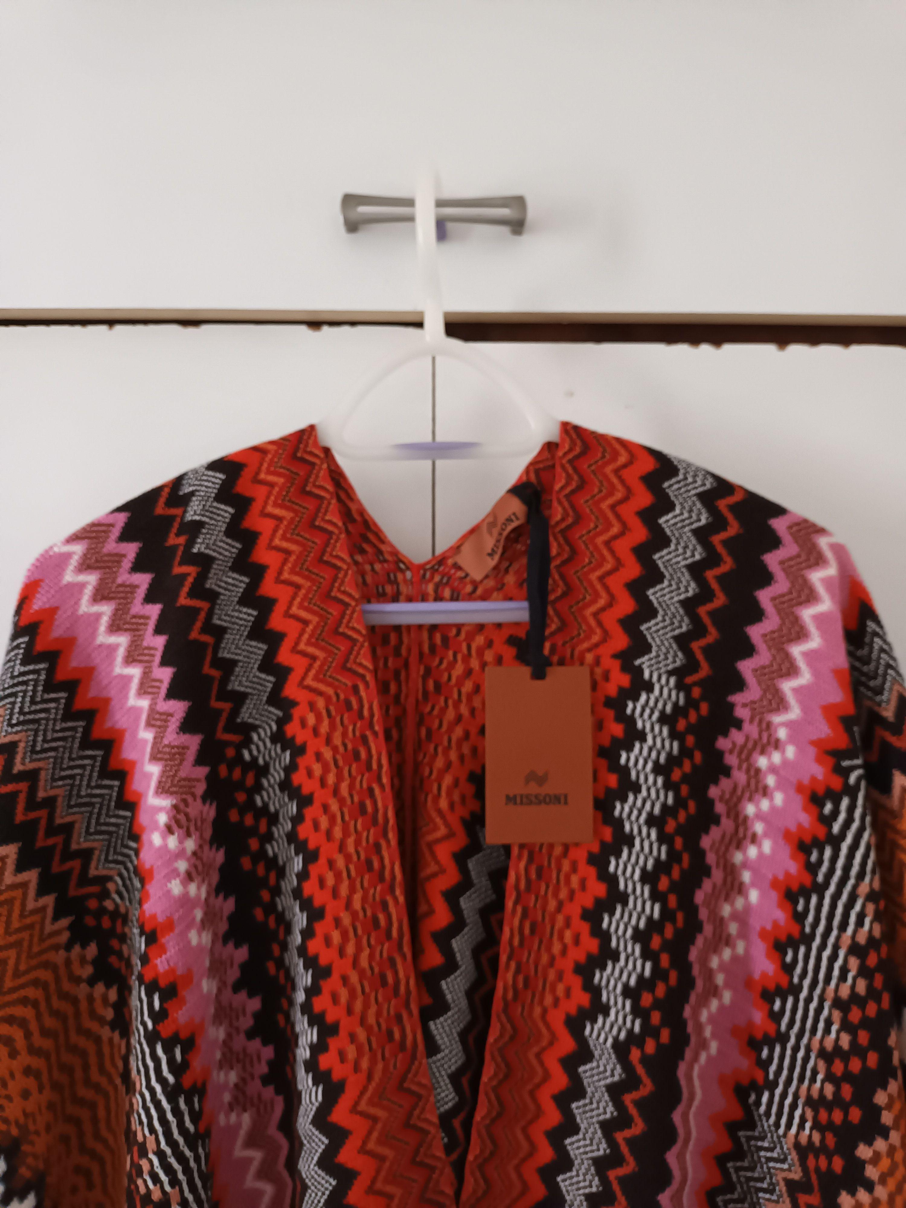 Missoni Multicoloured Wool Blend Poncho