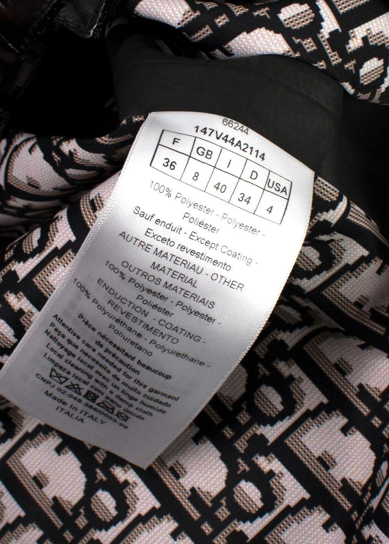 Dior Black Glossy Single-breasted Jacket