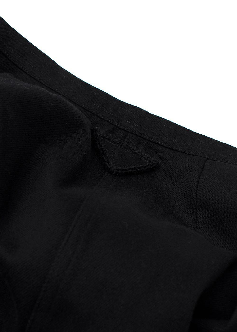Prada Current Cotton Drill Midi Skirt