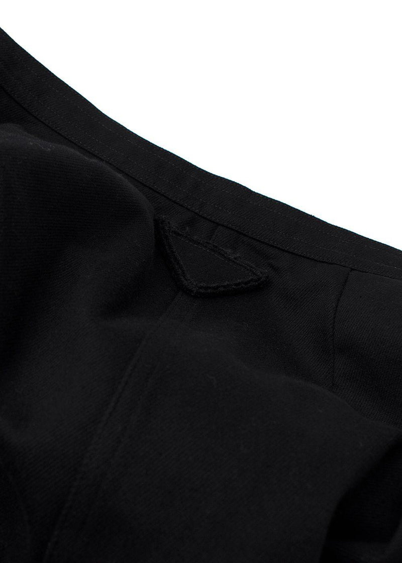 Prada Current Cotton Drill Midi Skirt