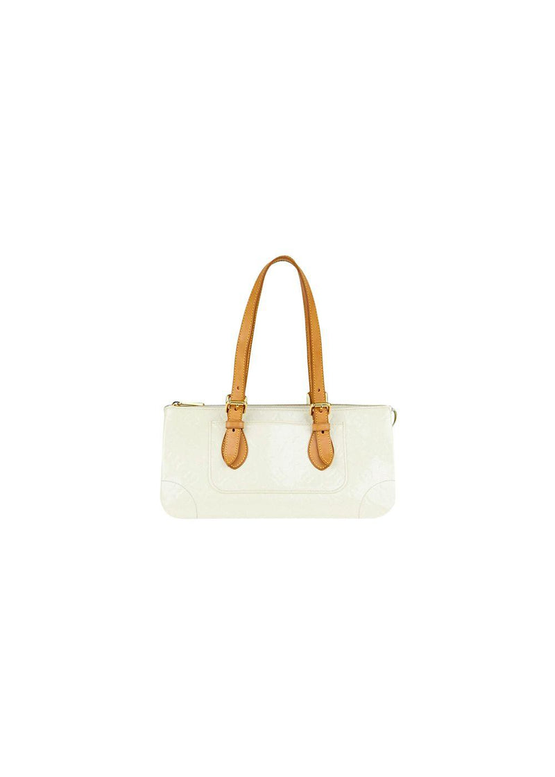 Perle Monogram Vernis Rosewood Avenue Bag