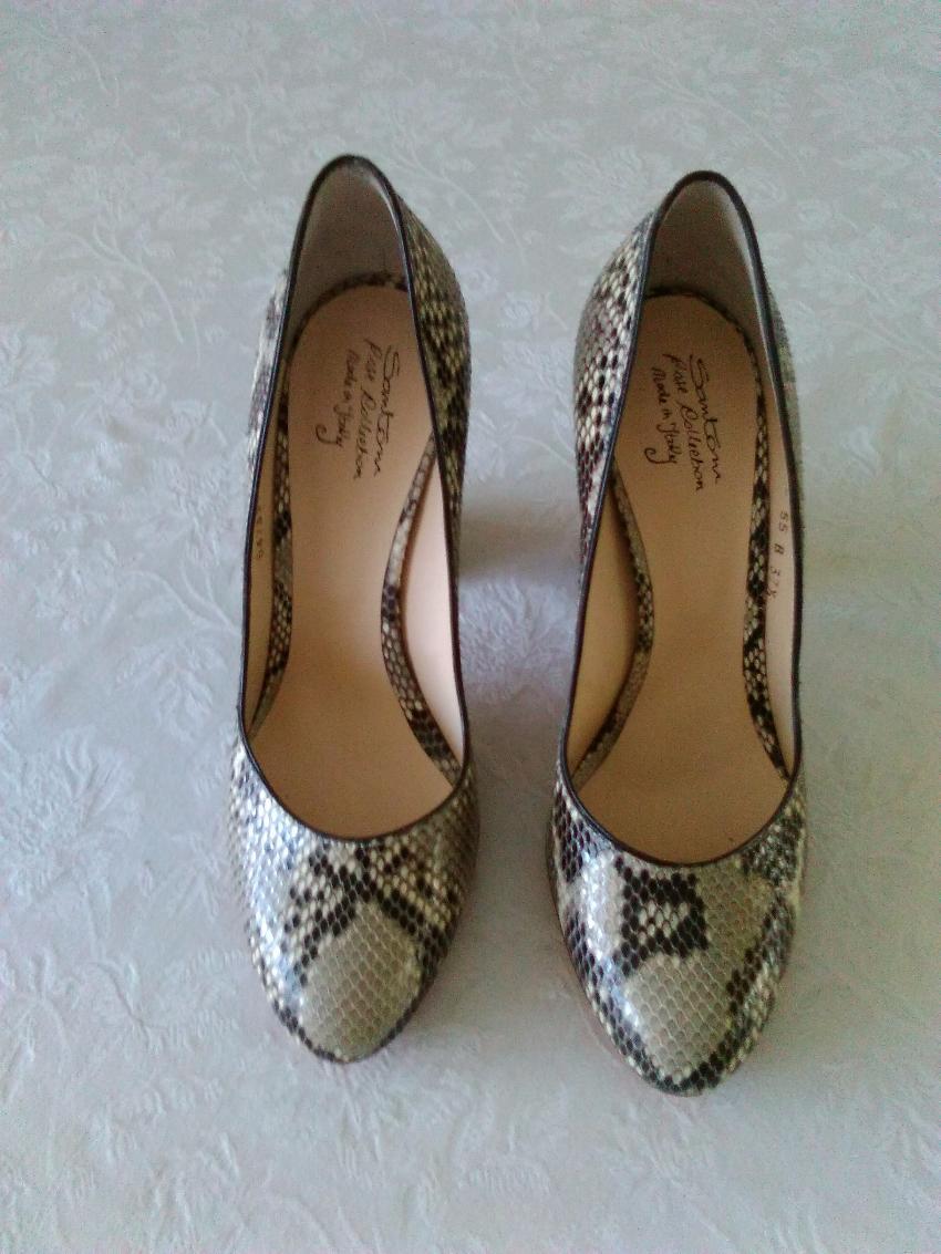 Santoni Rose Women  Collection Python Pumps
