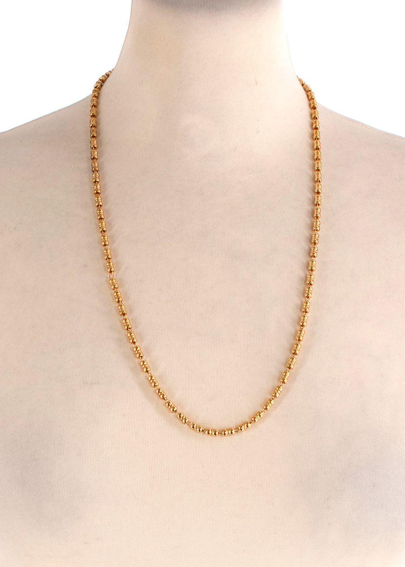 gold tone DG chain necklace