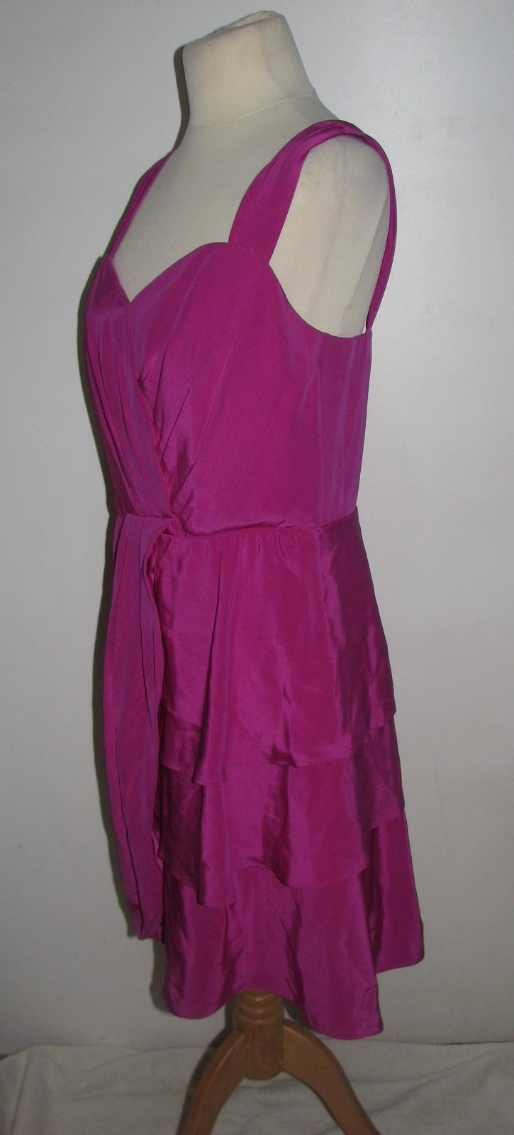 Temperley pink silk dress