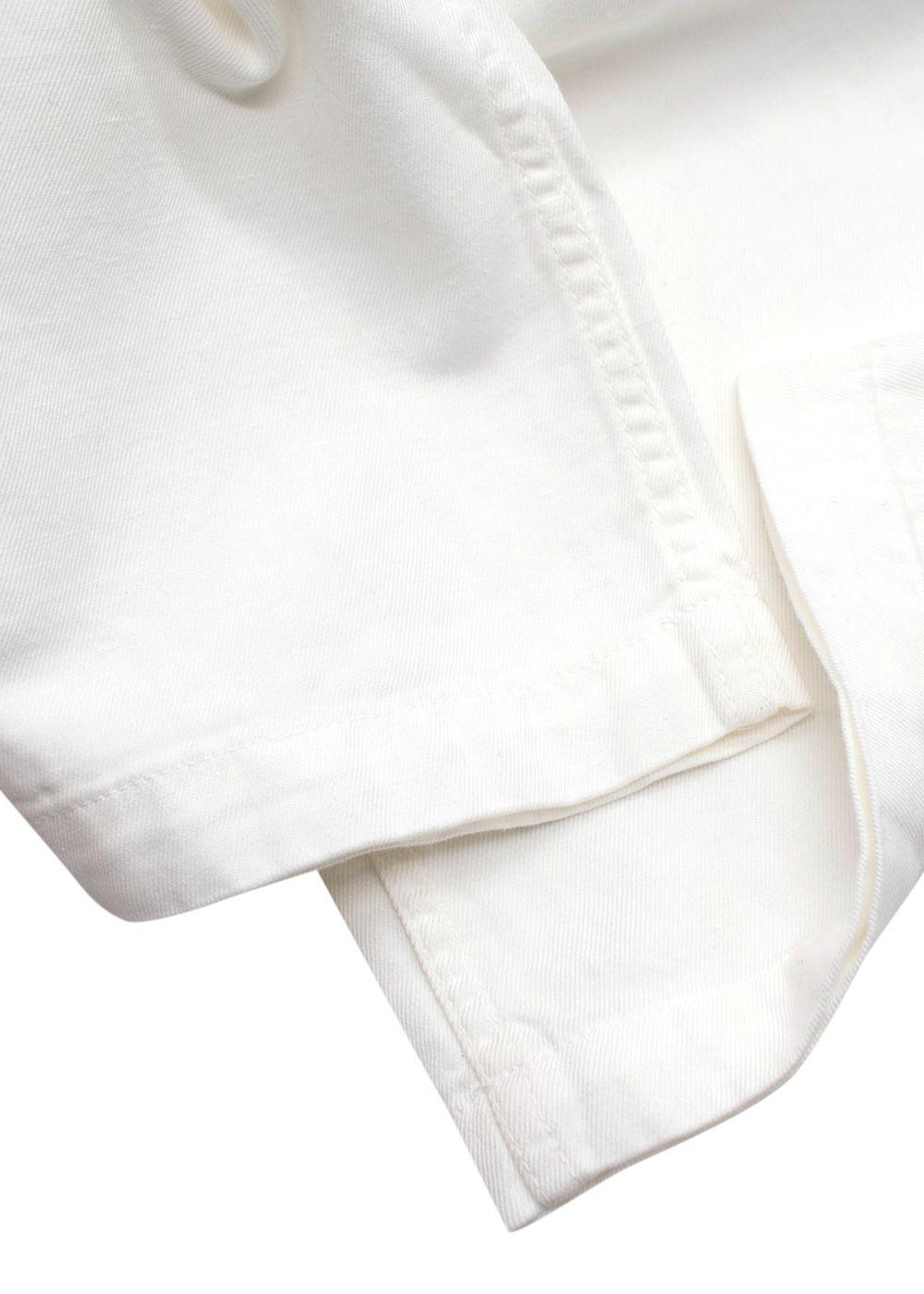 Nili Lotan White Cargo Trousers