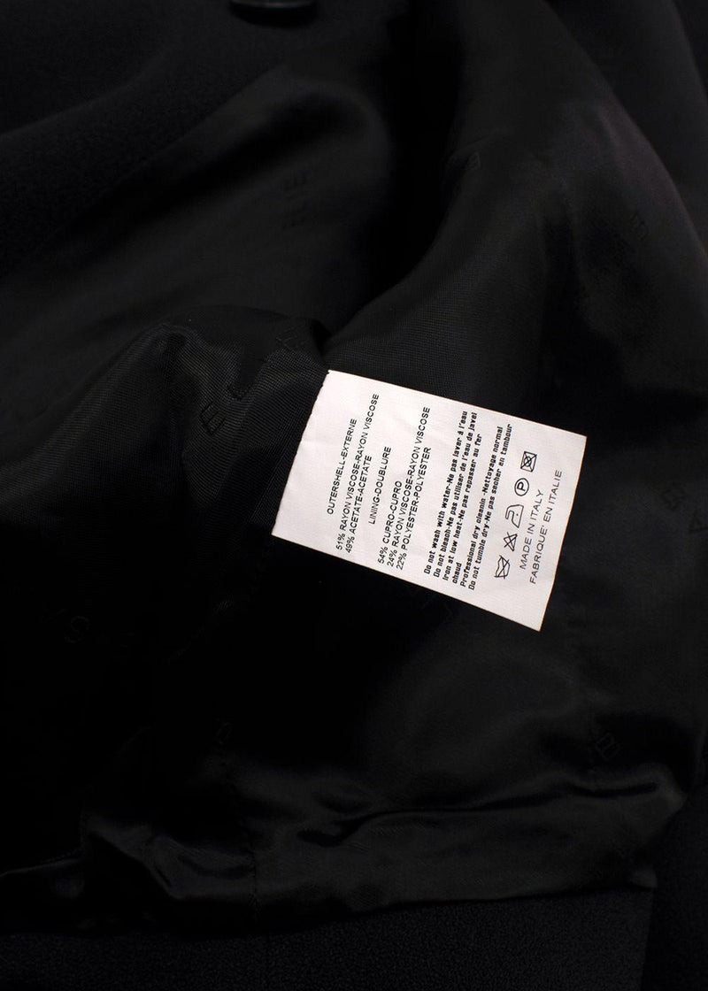Elie Saab Black Peplum Jacket