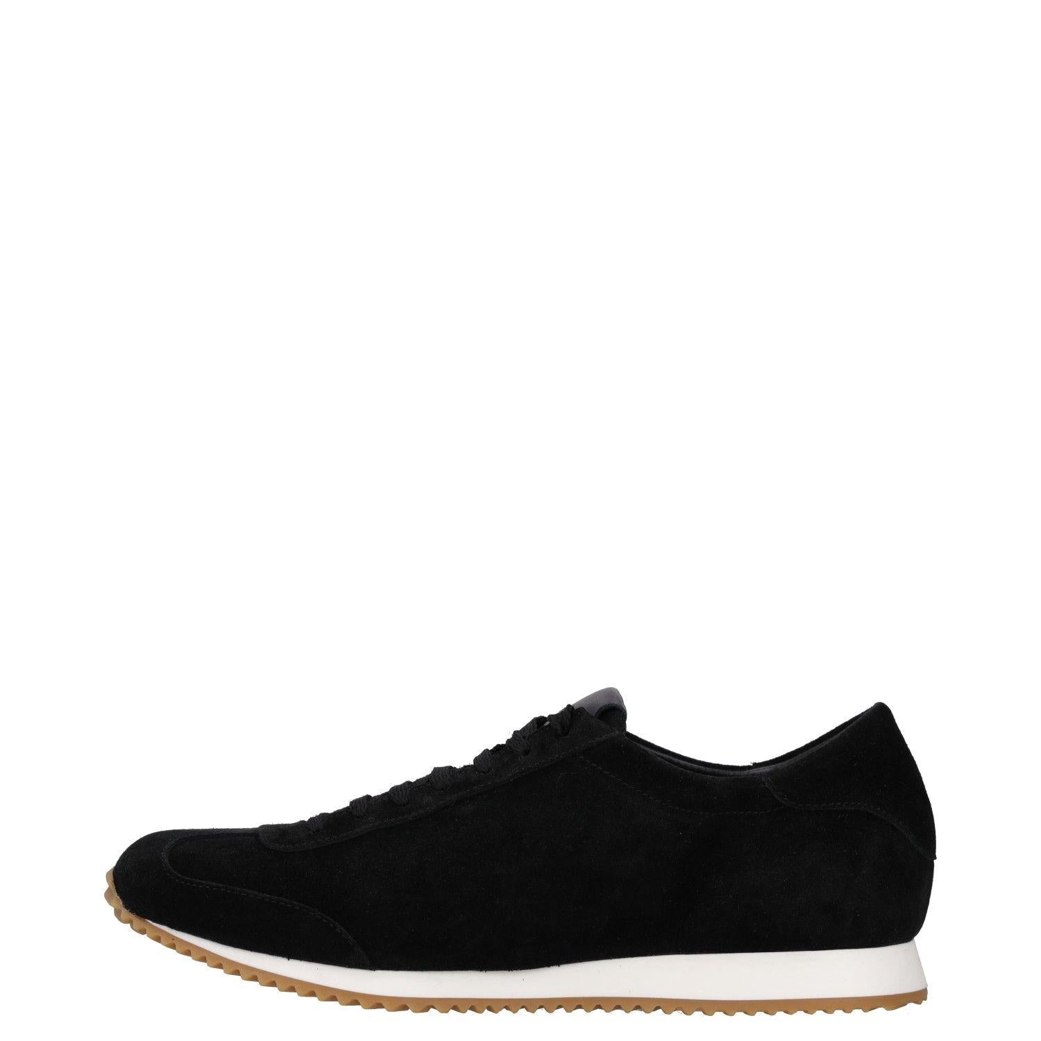 Camilla and Marc Black Suede Trainers