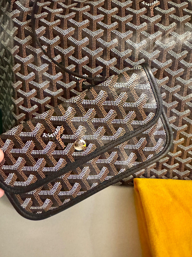 Coated Canvas Brown St Louis GM Tote Bag