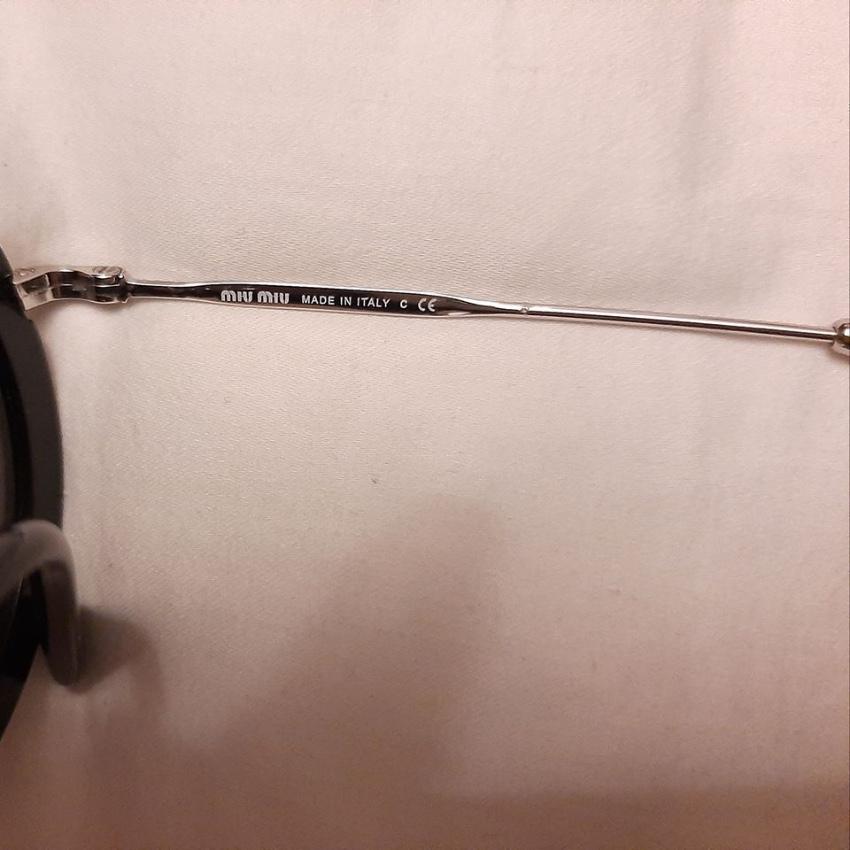 Black Round 59U Sunglasses