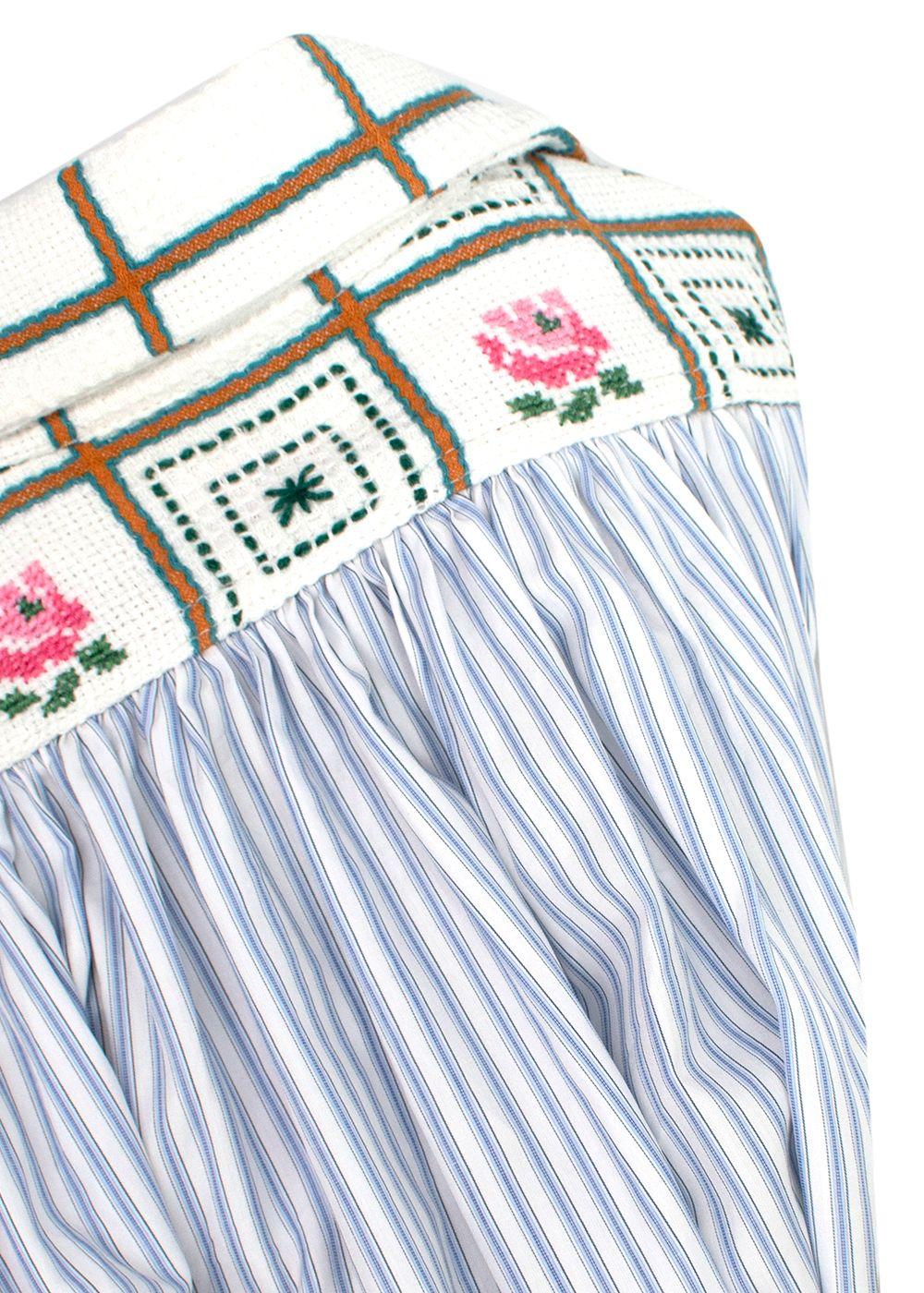 Rianna + Nina Floral Crochet Square Shirt