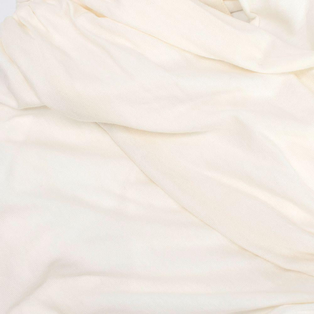 Ralph Lauren Blue Label Ivory Cotton-blend Halterneck Top