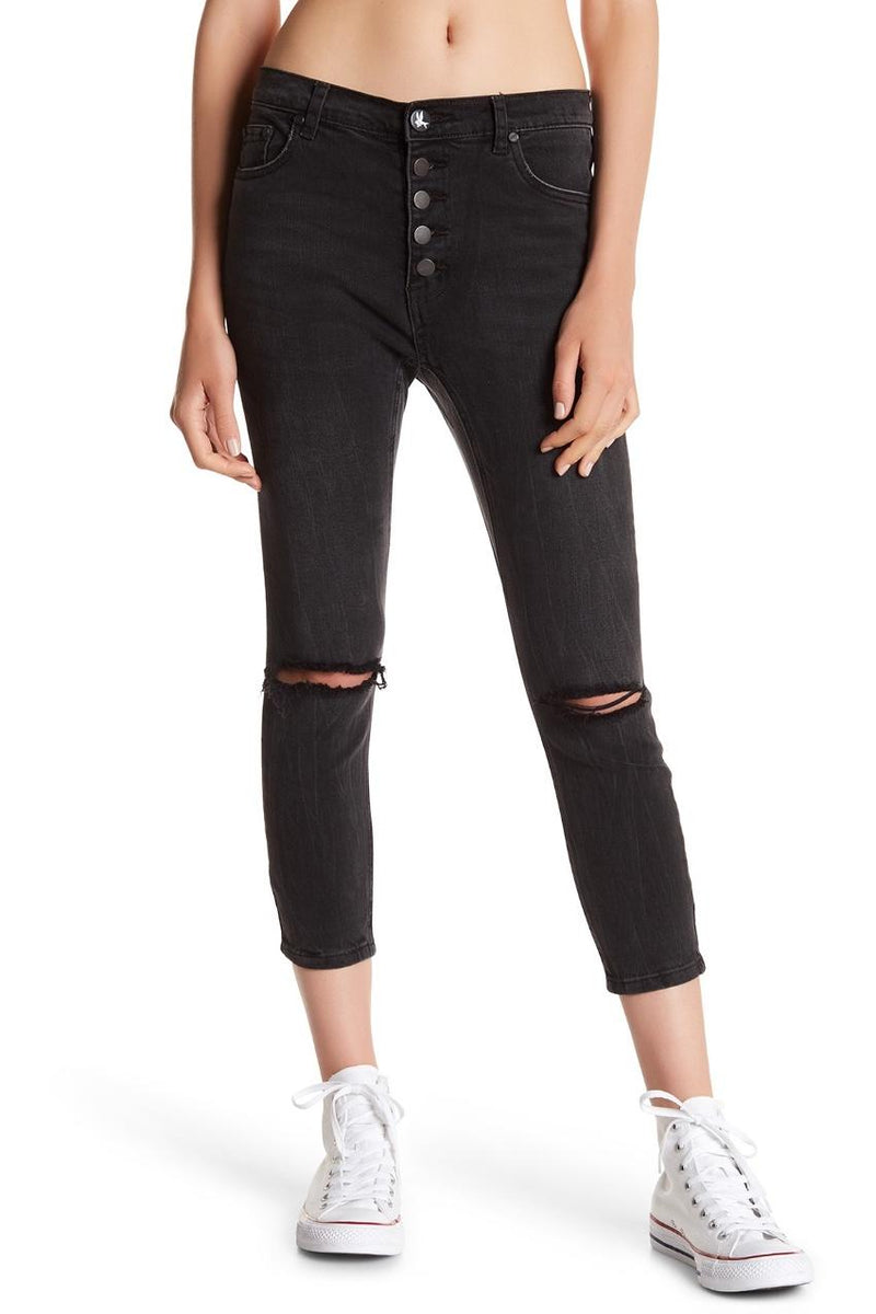 One Teaspoon Distressed Skinny Jeans