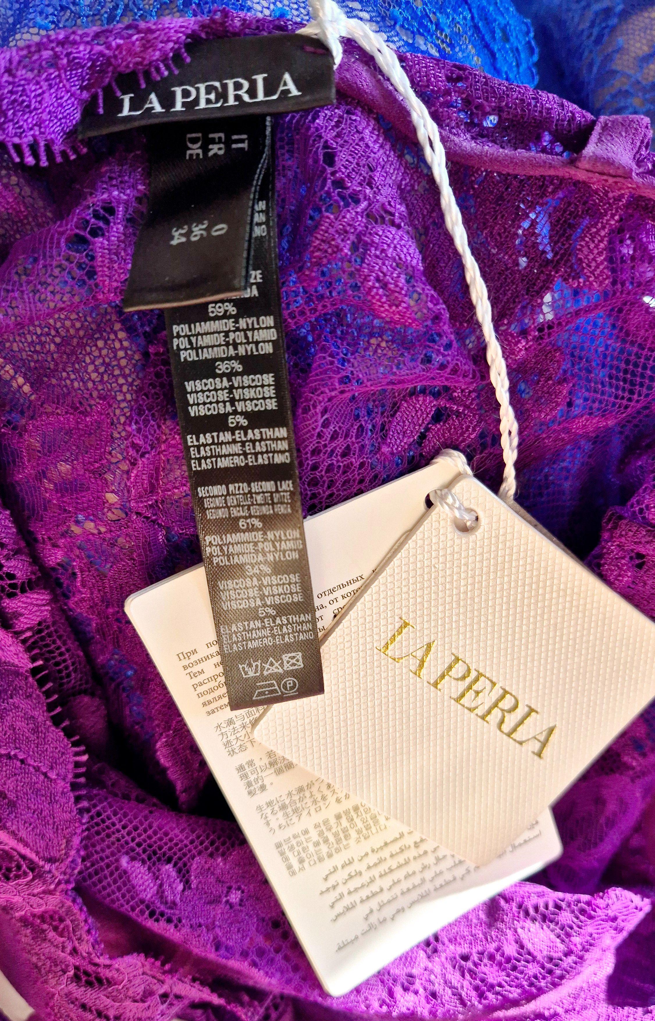 La Perla Purple Desert Rose Silk Cami