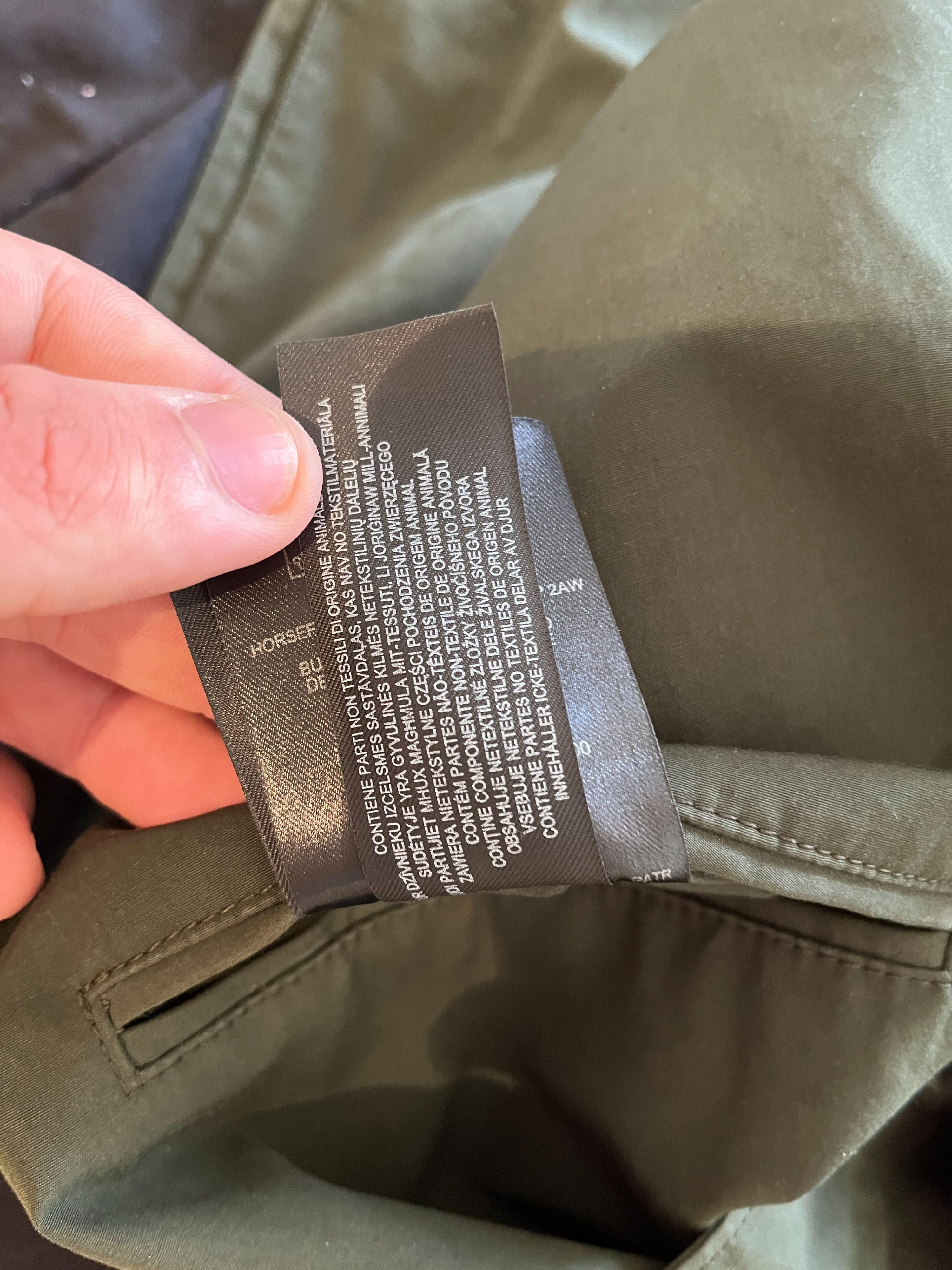 Prorsum Khaki Cotton Harrington Jacket