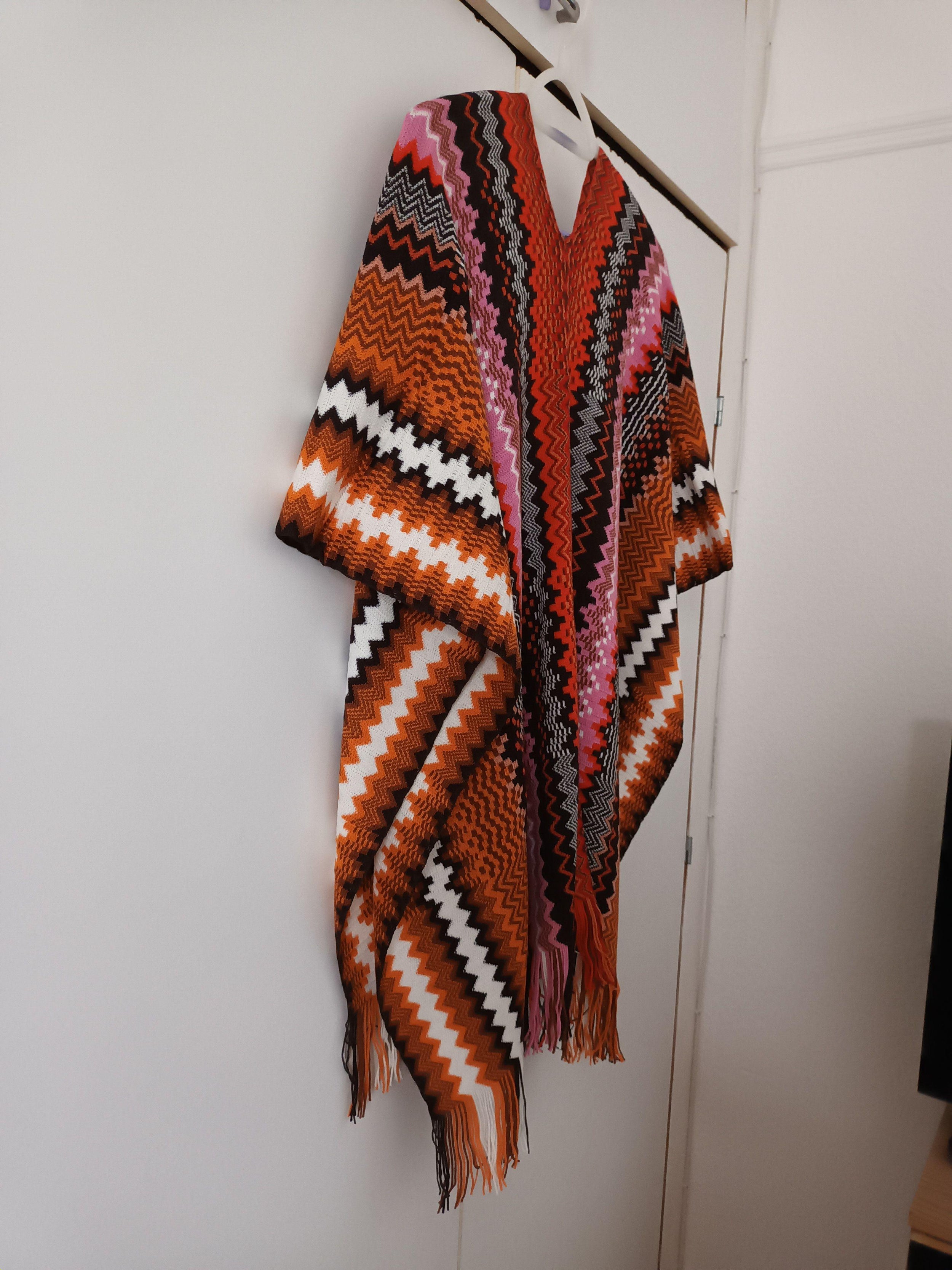 Missoni Multicoloured Wool Blend Poncho
