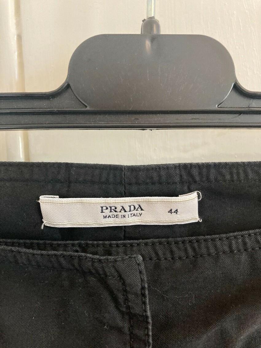 Prada Black Straight Leg Chinos