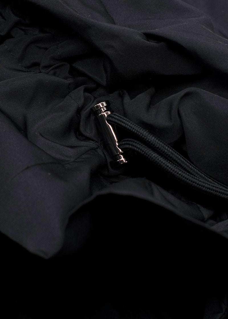 Dior Black Corset Bubble Hem Silk Mini Dress