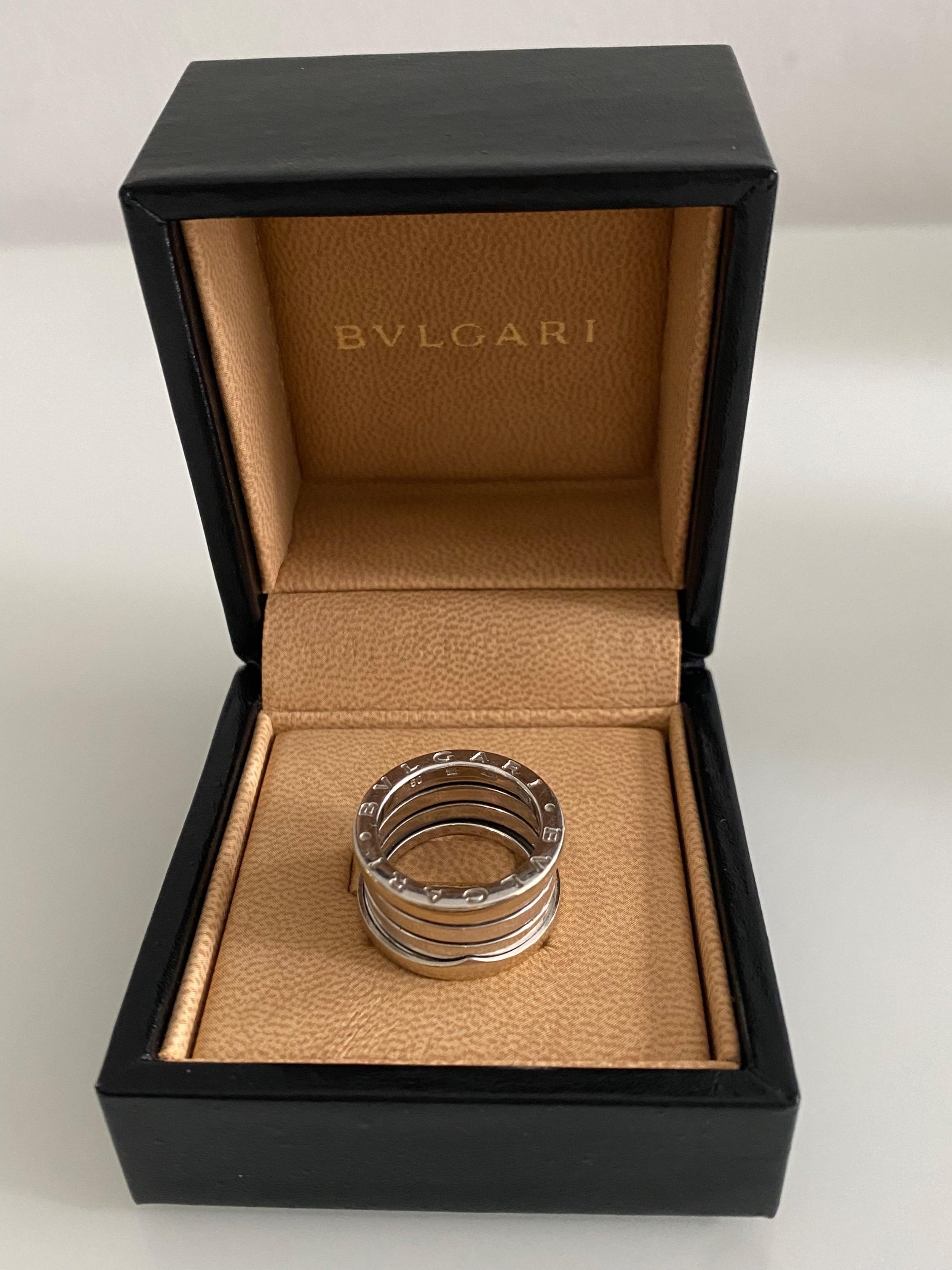 Bvlgari B Zero 1 White Gold 4 Band Ring