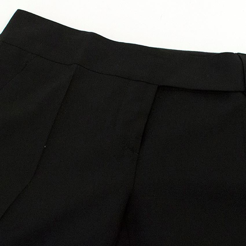 John Richmond black pleated trousers