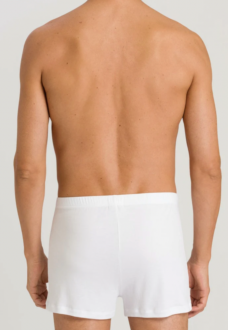 Hanro White Sea Island Boxer Shorts