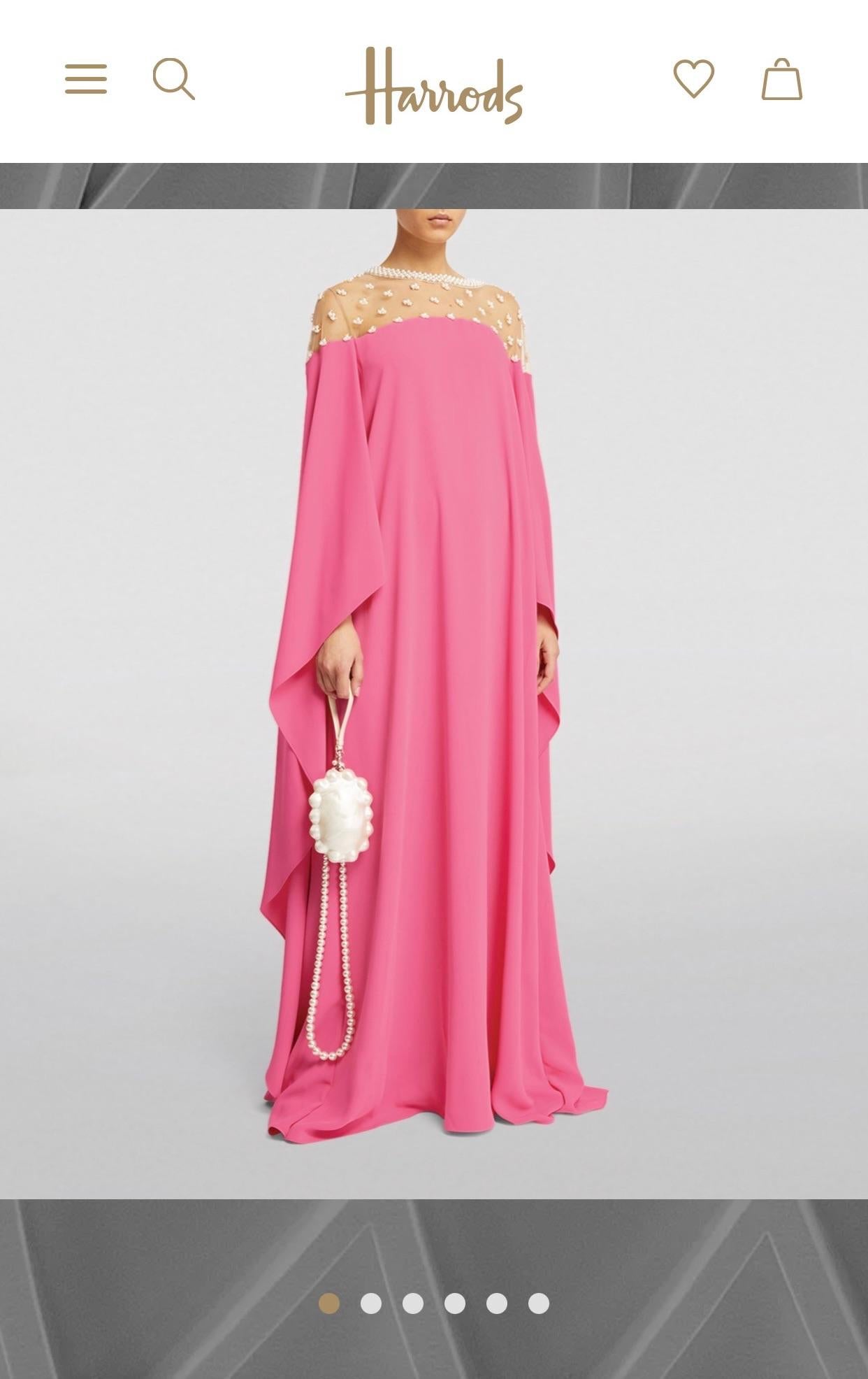 Peony Embellished Kaftan Gown