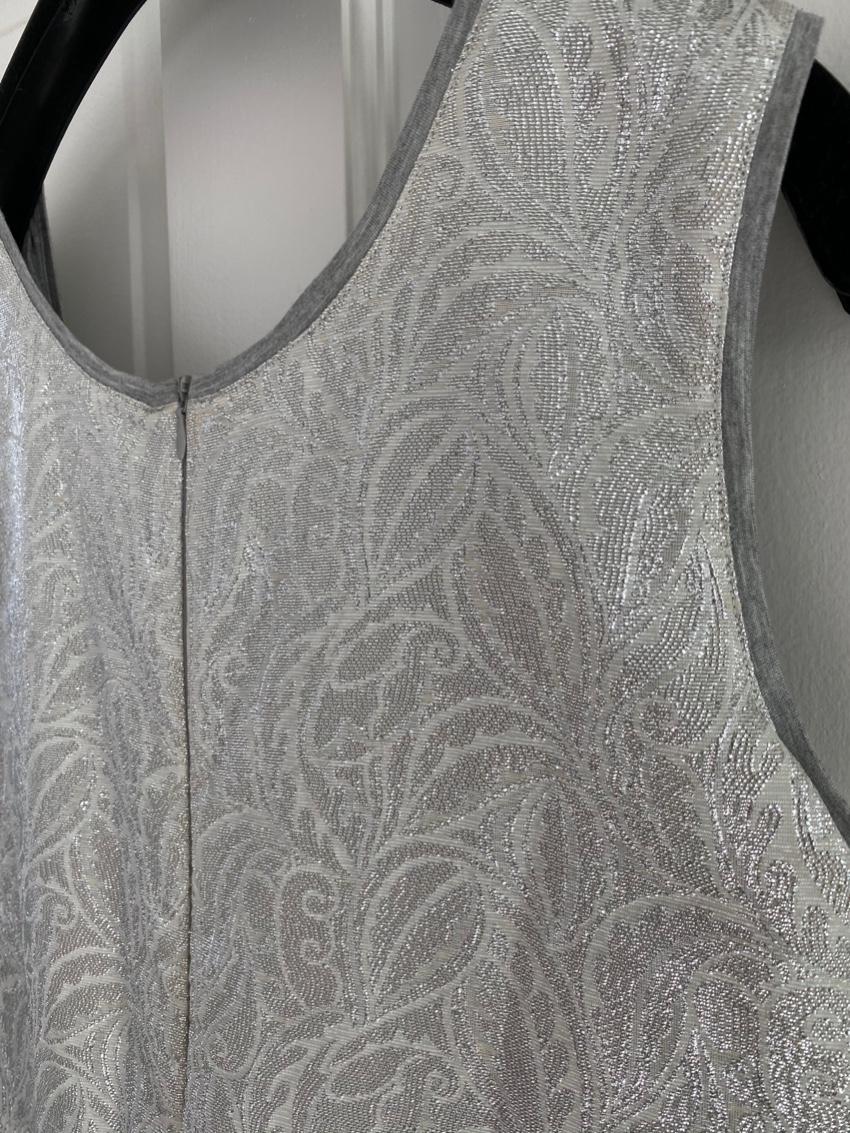MaxMara silver tunic dress