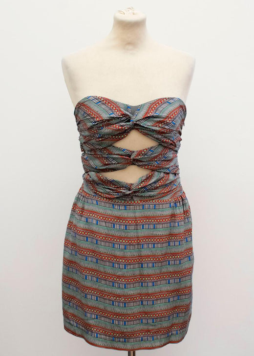 Mara Hoffman Patterned Strapless Dress