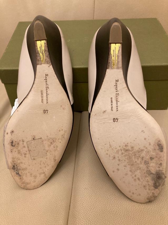 Rupert Sanderson Bi-Colour Wedge Pumps