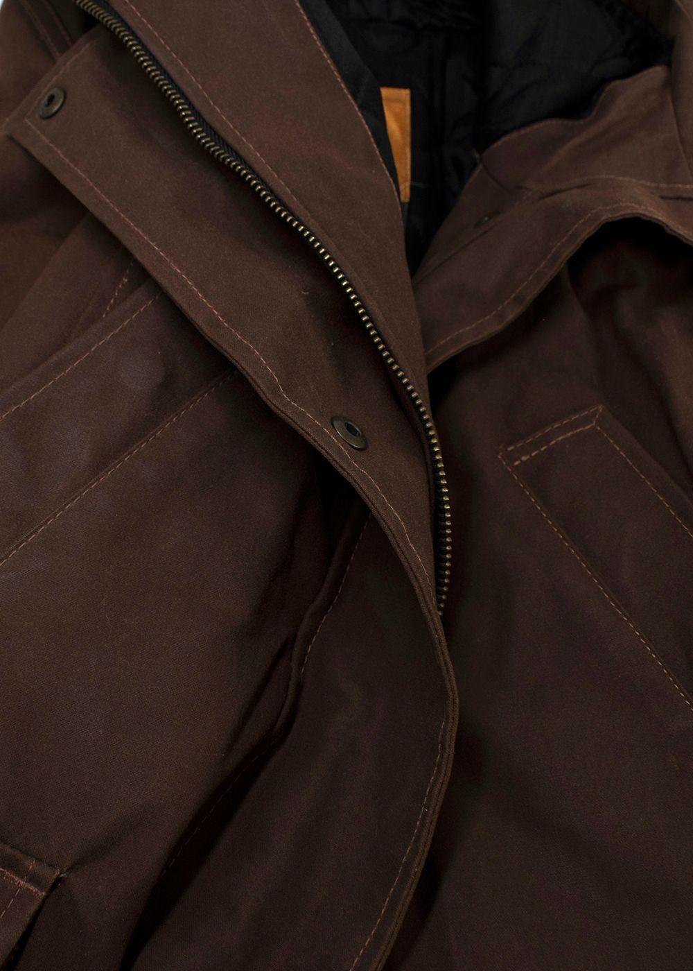 Belstaff Weatherproof Hooded Brown Coat