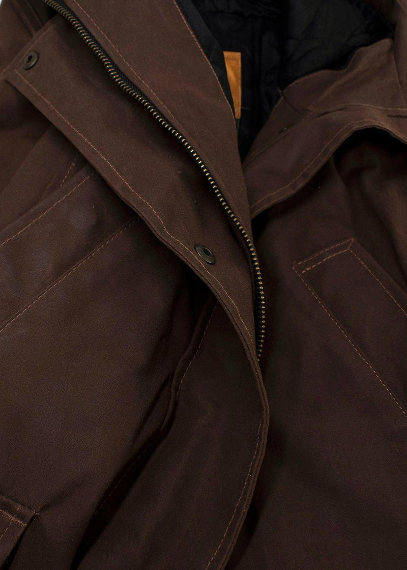 Belstaff Weatherproof Hooded Brown Coat
