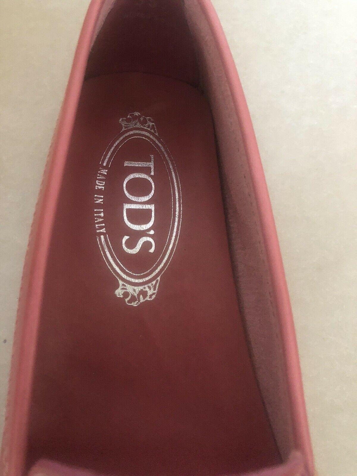 Tods Antique Rose Gommini Penny Loafers