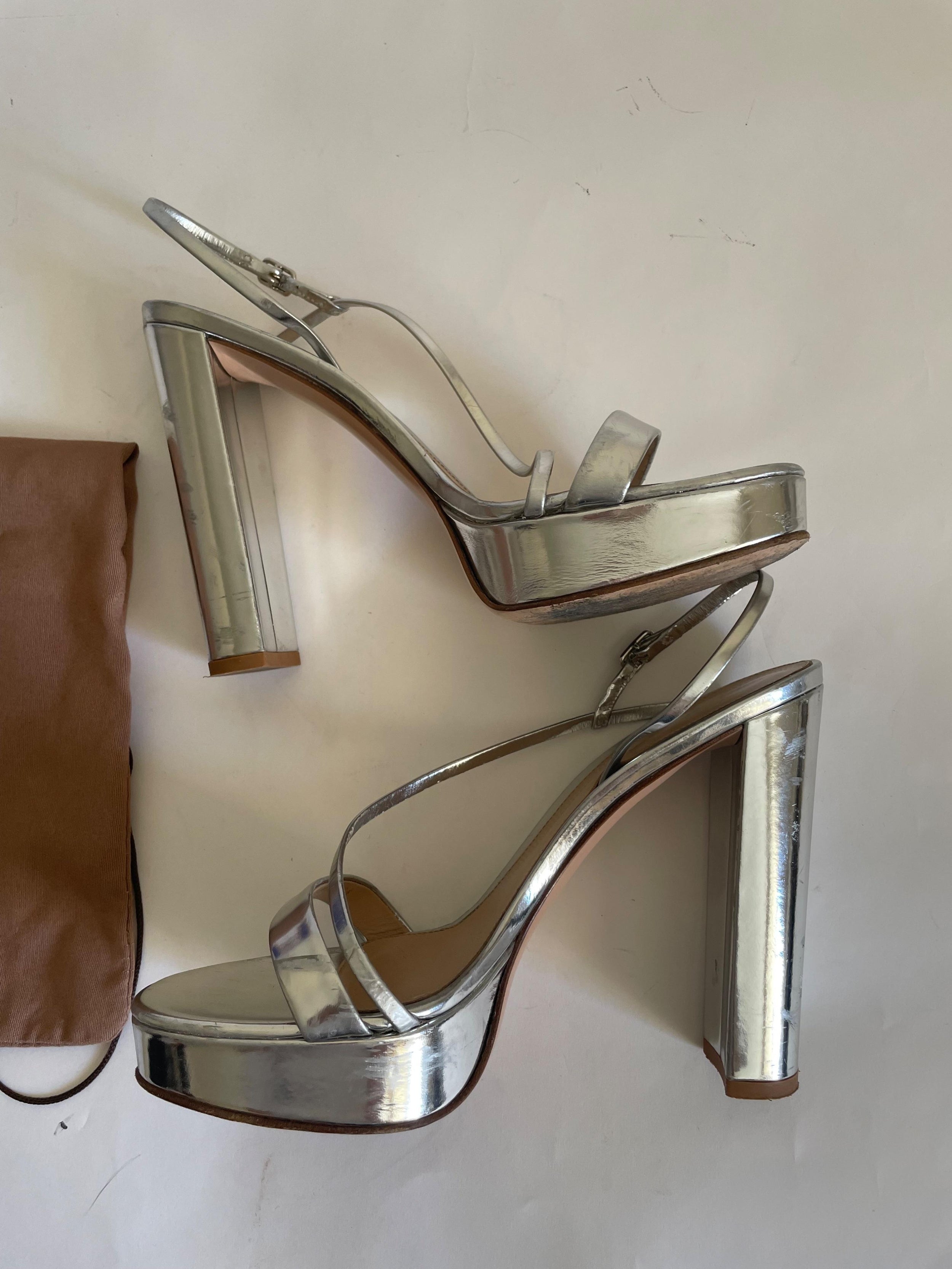 Gianvito Rossi Kimberly leather platform sandals