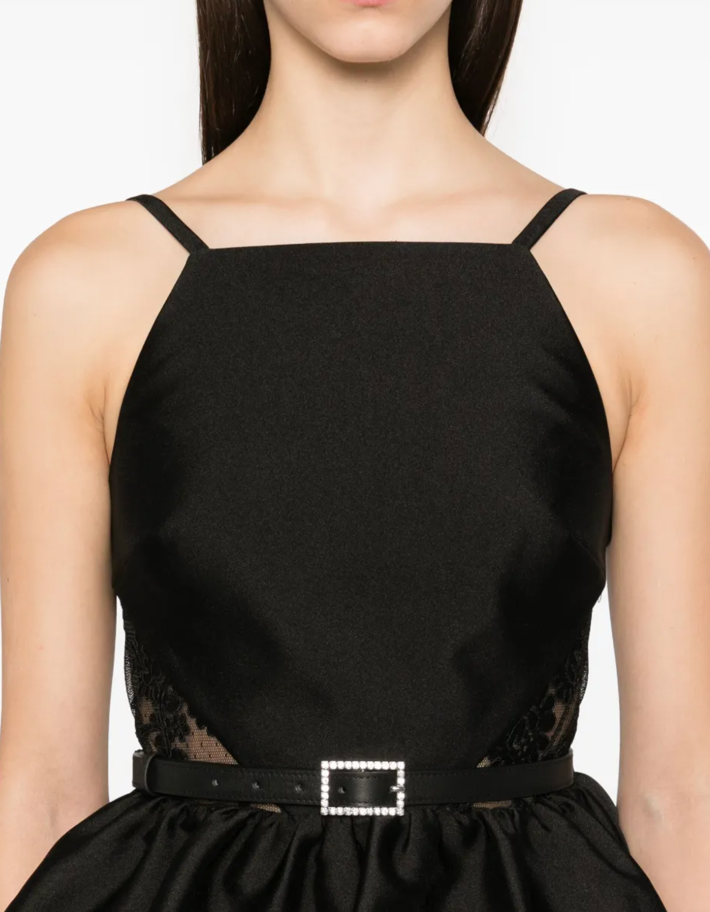 Self-Portrait Taffeta Peplum Top
