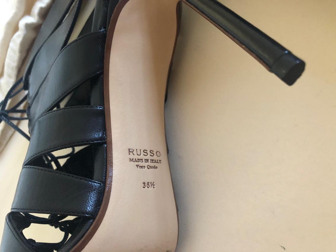 Francesco Russo Lace-Up Cut-Out Ankle Boots
