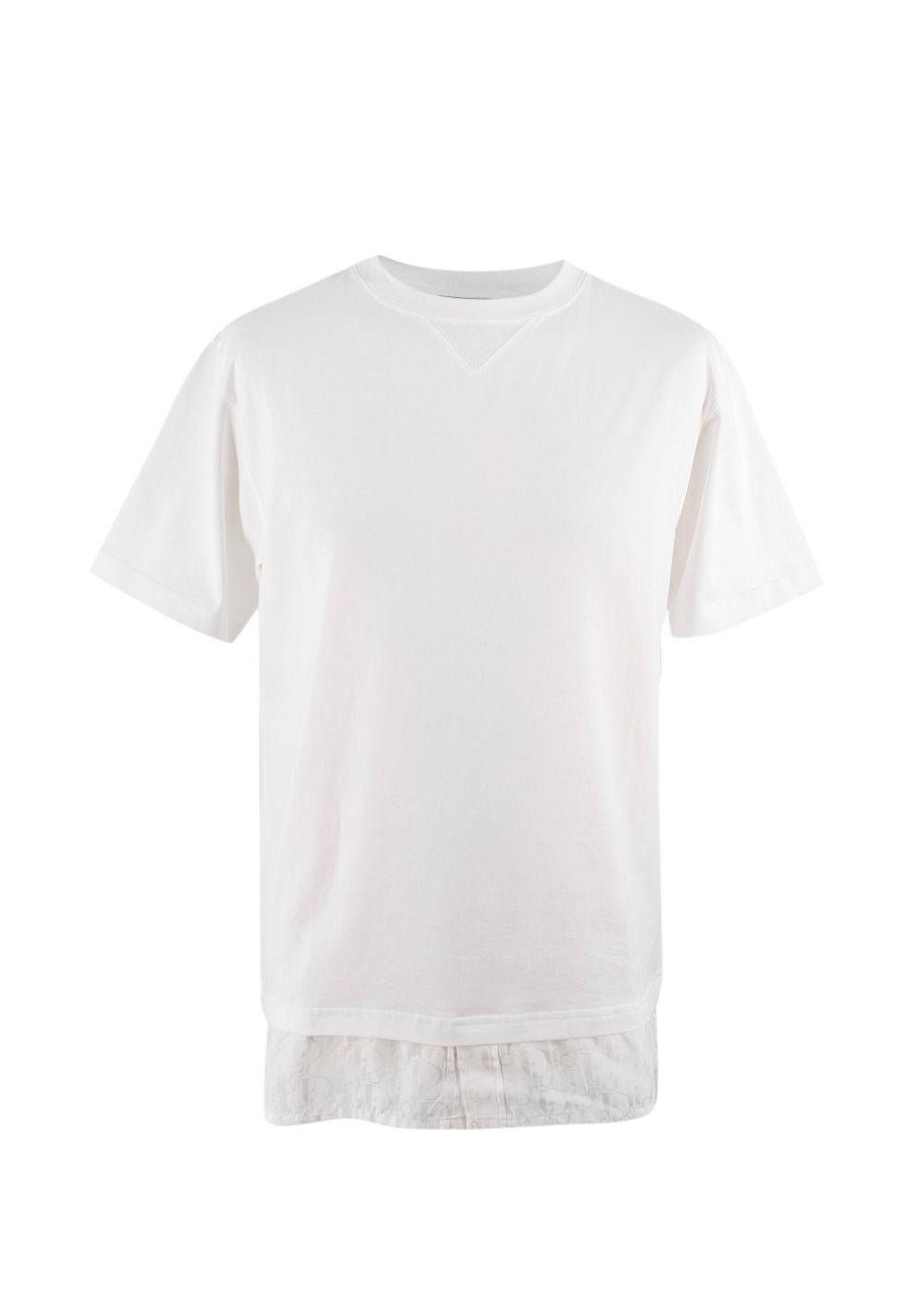 Dior Homme Oblique Jacquard Layered T-Shirt