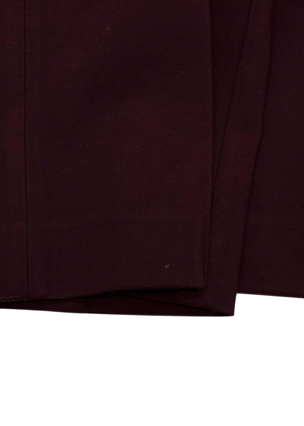 Dorothee Schumacher Burgundy Summer Cruise Trousers